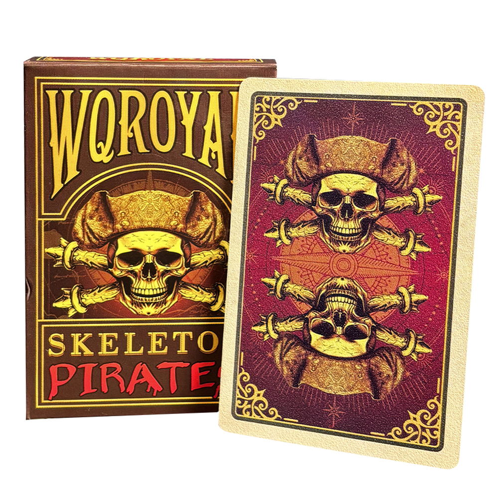 Vintage Collectible Playing Cards - Pirate Series Playing Cards Waterproof Frosted