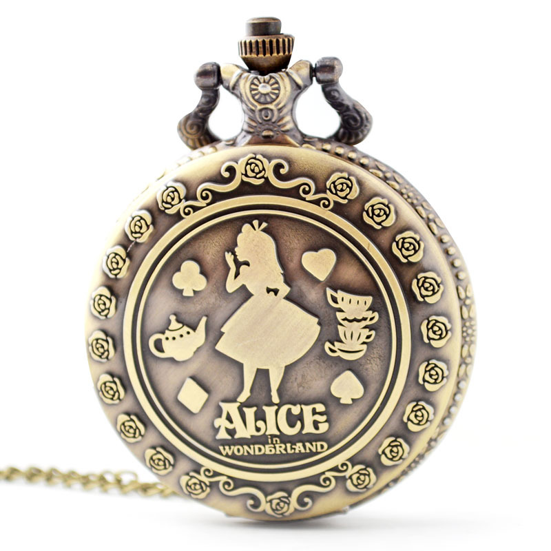 Vintage Disney Collectible - Disney Alice in Wonderland Theme Bronze