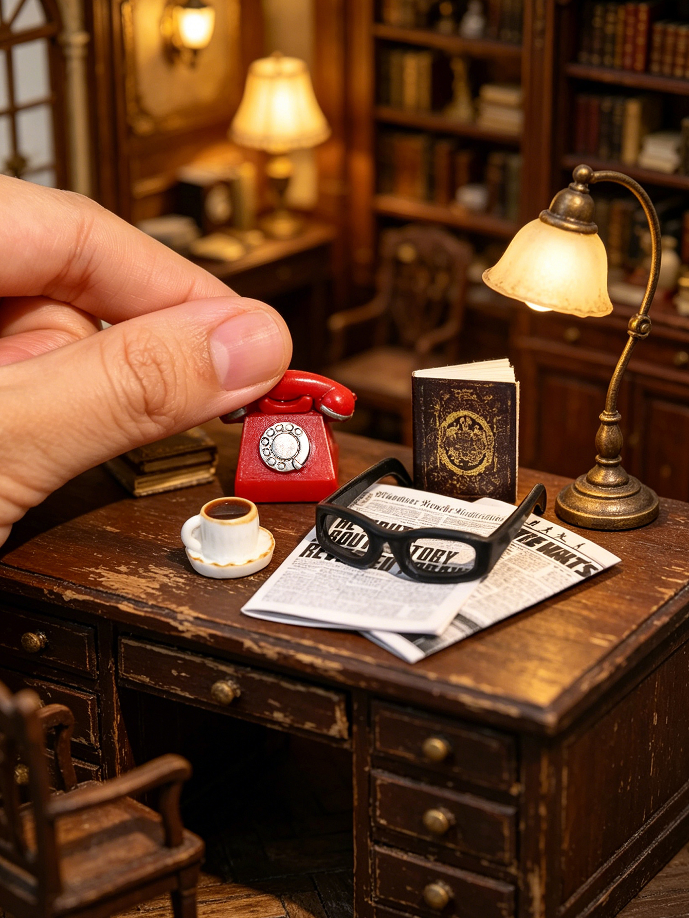 Vintage Items - A Miniature Vintage Desktop Ornament, Miniature