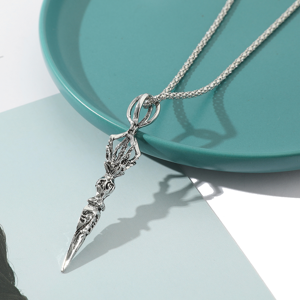 Vintage Items - Vintage Punk Style Demon-Subduing Pestle Necklace