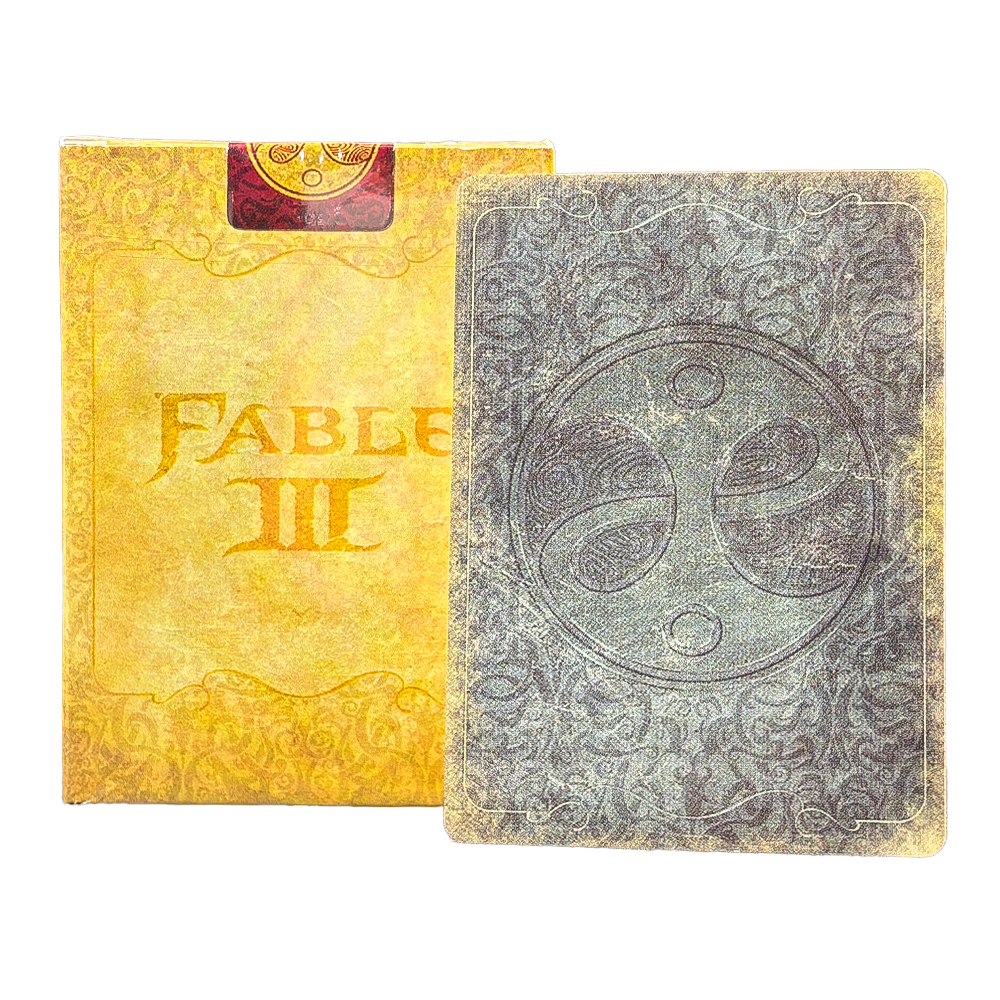 Vintage Collectible Playing Cards - Vintage Distressed Playing Cards FABLE 3