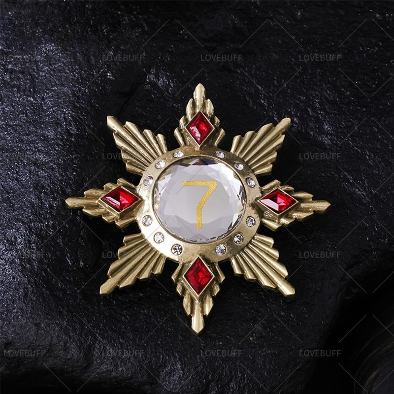 Golden Star Shaped Number 7 Br - Vintage Collectible Clothing recensione e prezzo