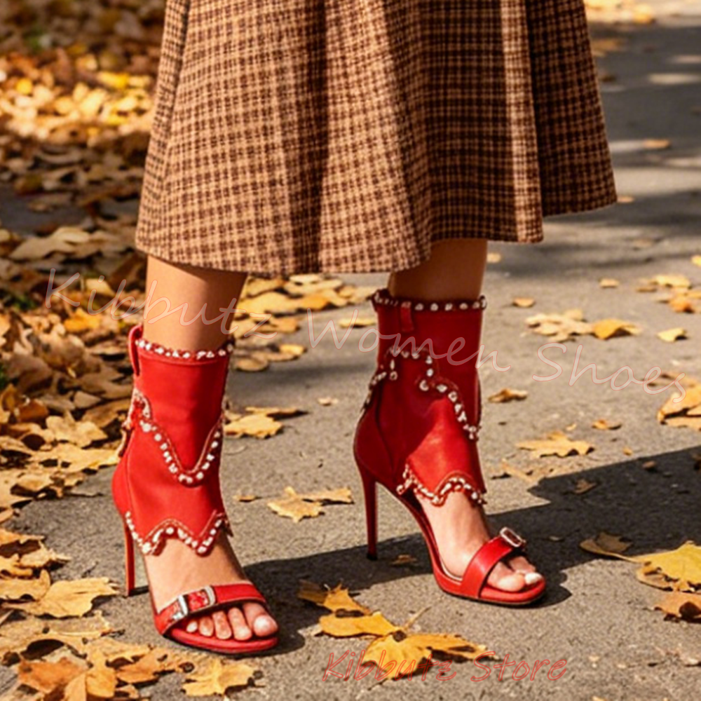 Boho Denim Sandal Women Pearl  - Vintage Zipper recensione e prezzo