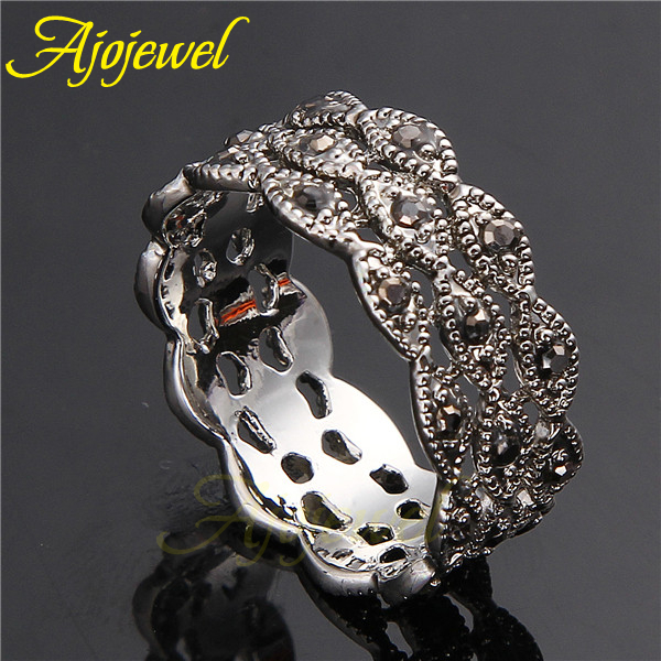 Ajojewel 3 Layer Rhinestone Ri - Vintage And Collectible Items recensione e prezzo
