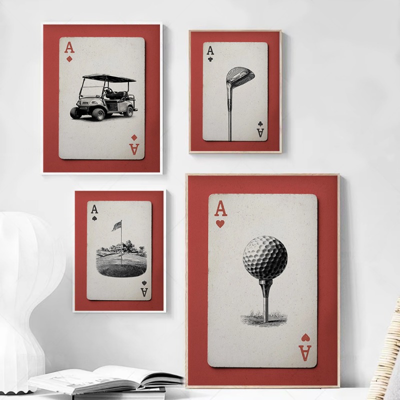 Vintage Golf Playing Cards Pos - Vintage Collectible Playing Cards recensione e prezzo