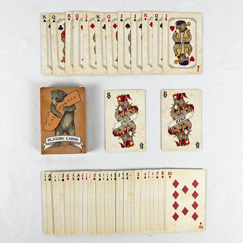 57x72mm Vintage Colourful Bear - Vintage Collectible Playing Cards recensione e prezzo