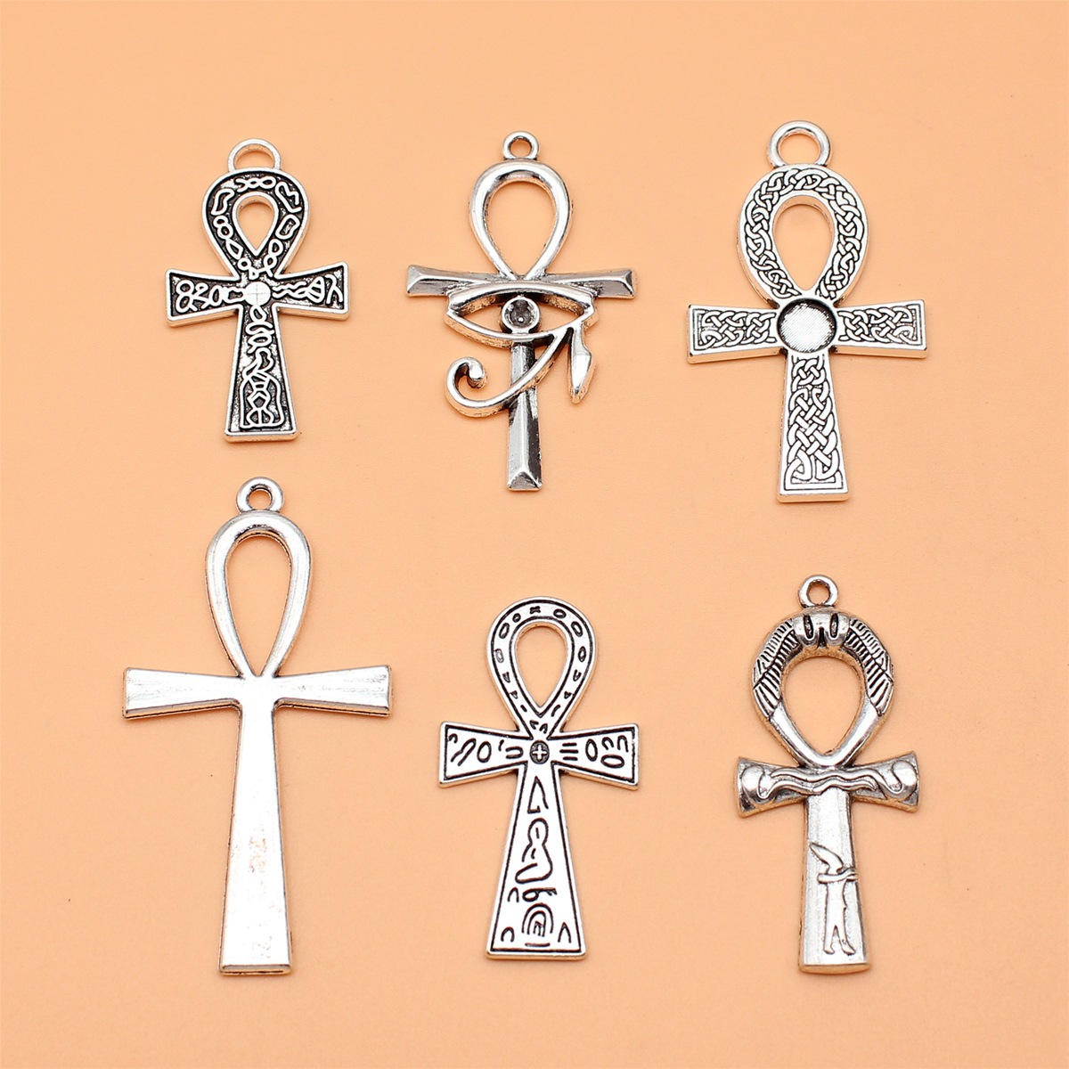 6pcs Antique Silver Color Key  - Vintage Collectible Jewelry recensione e prezzo