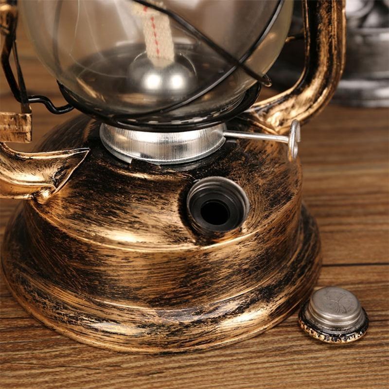 62KD Vintage Metal Oil Lamp Po - Collectible Vintage Lamps recensione e prezzo