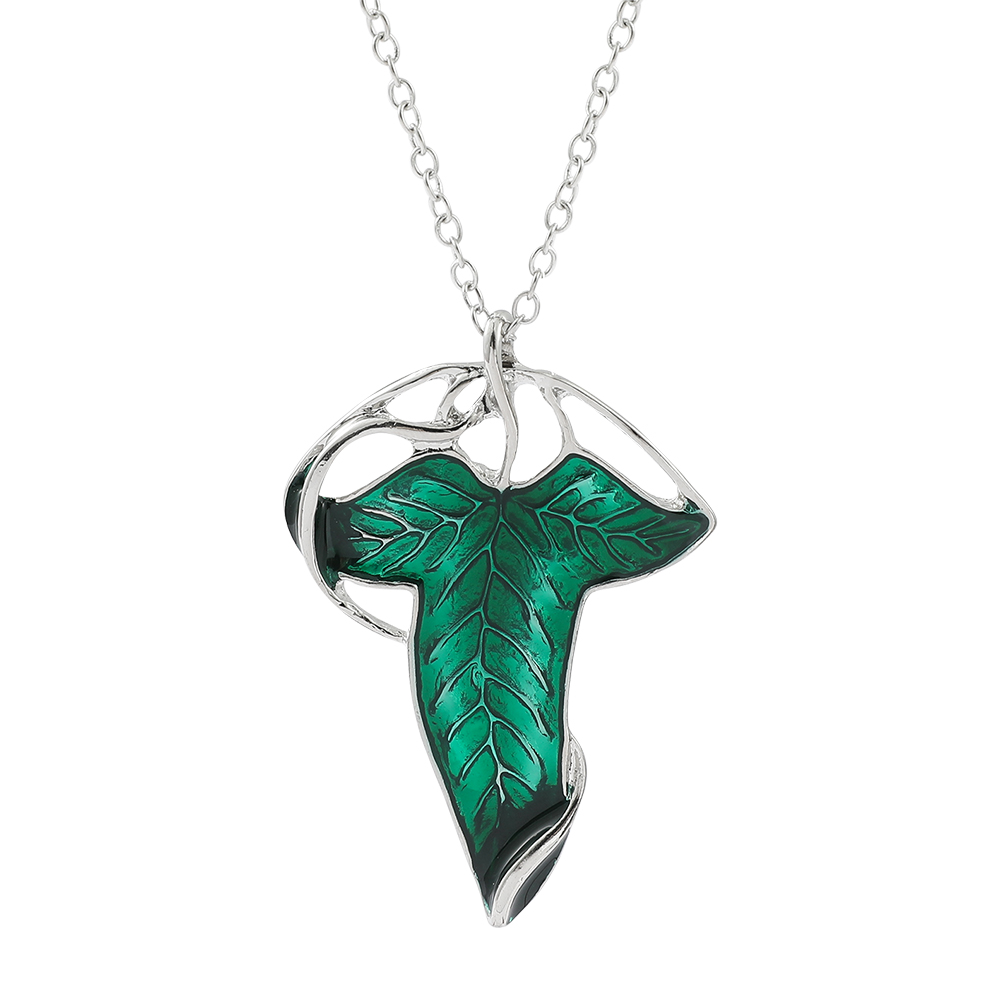 Vintage Green Leaf Pendant Nec - Vintage Items recensione e prezzo
