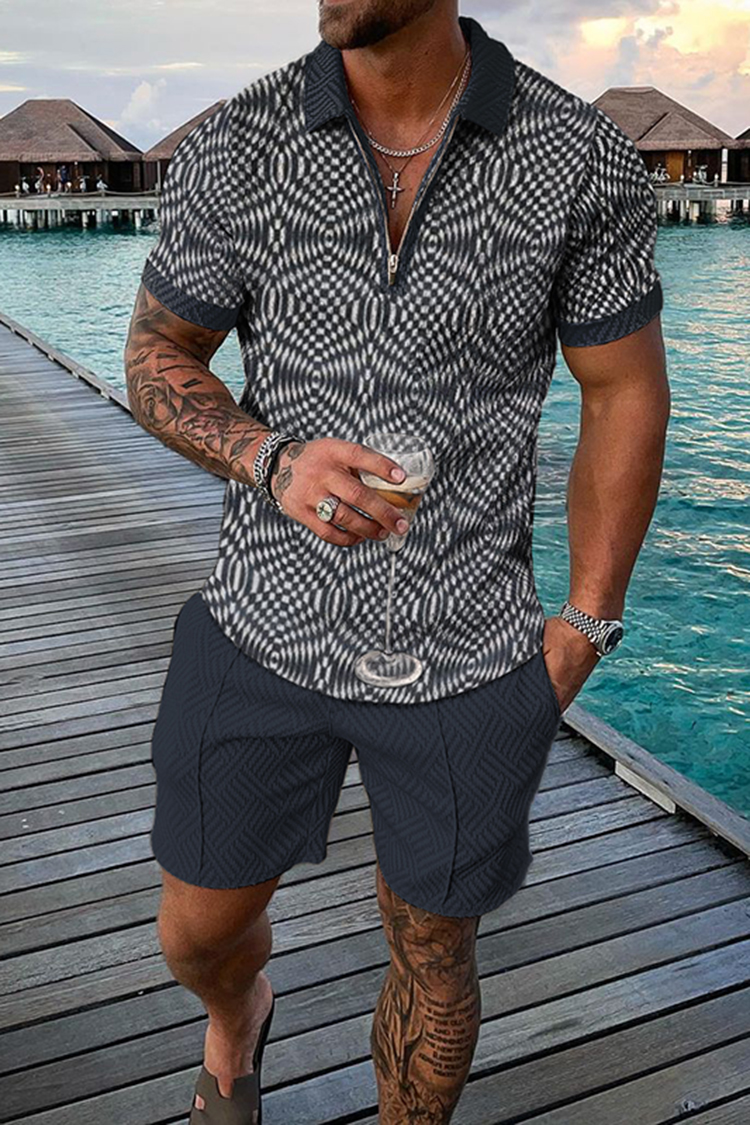 Vintage Men's Summer Casual Po - Vintage Zipper recensione e prezzo