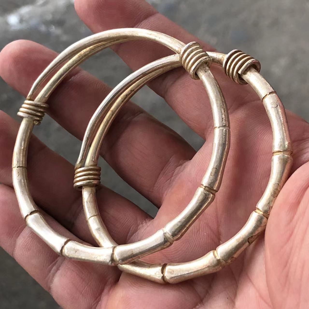 Vintage White Copper Plated Si - Vintage Collectible Jewelry recensione e prezzo