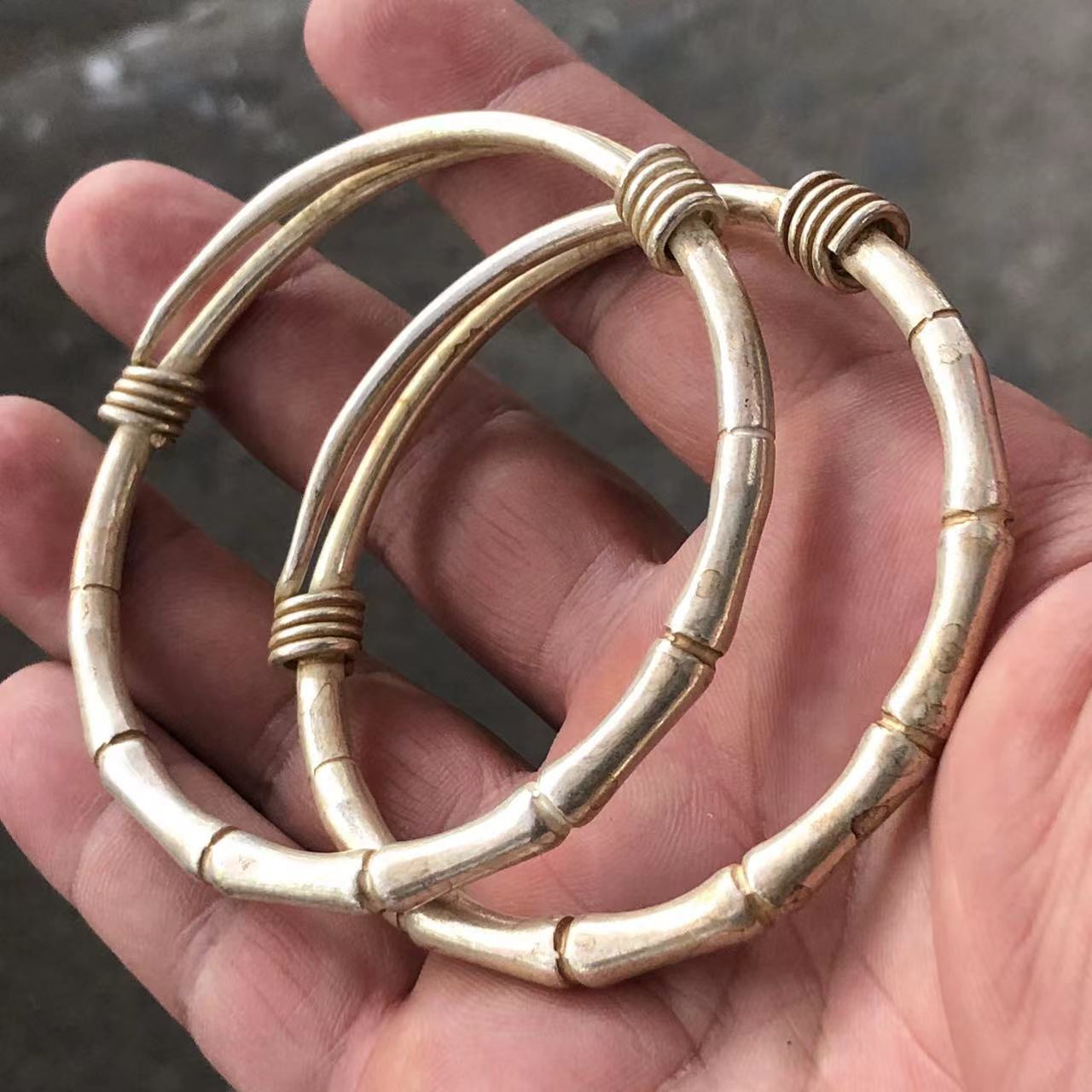 Vintage White Copper Plated Si - Vintage Collectible Jewelry recensione e prezzo