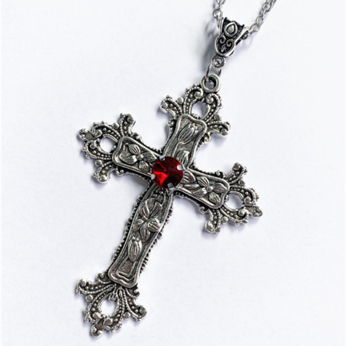 Punk Crystal Big Cross Pendant - Vintage Collectible Jewelry recensione e prezzo