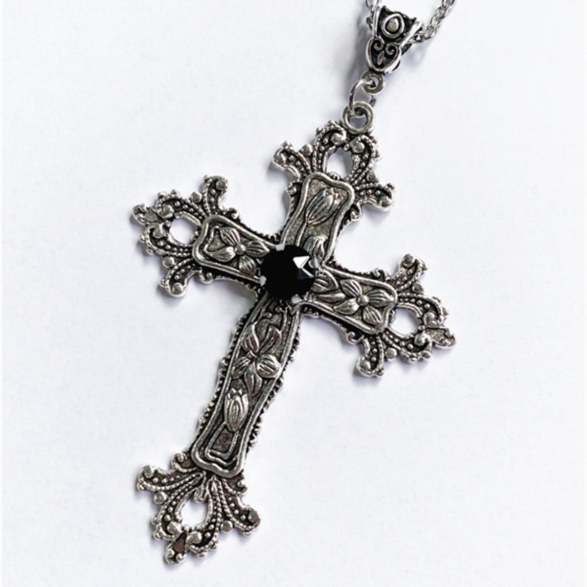 Punk Crystal Big Cross Pendant - Vintage Collectible Jewelry recensione e prezzo