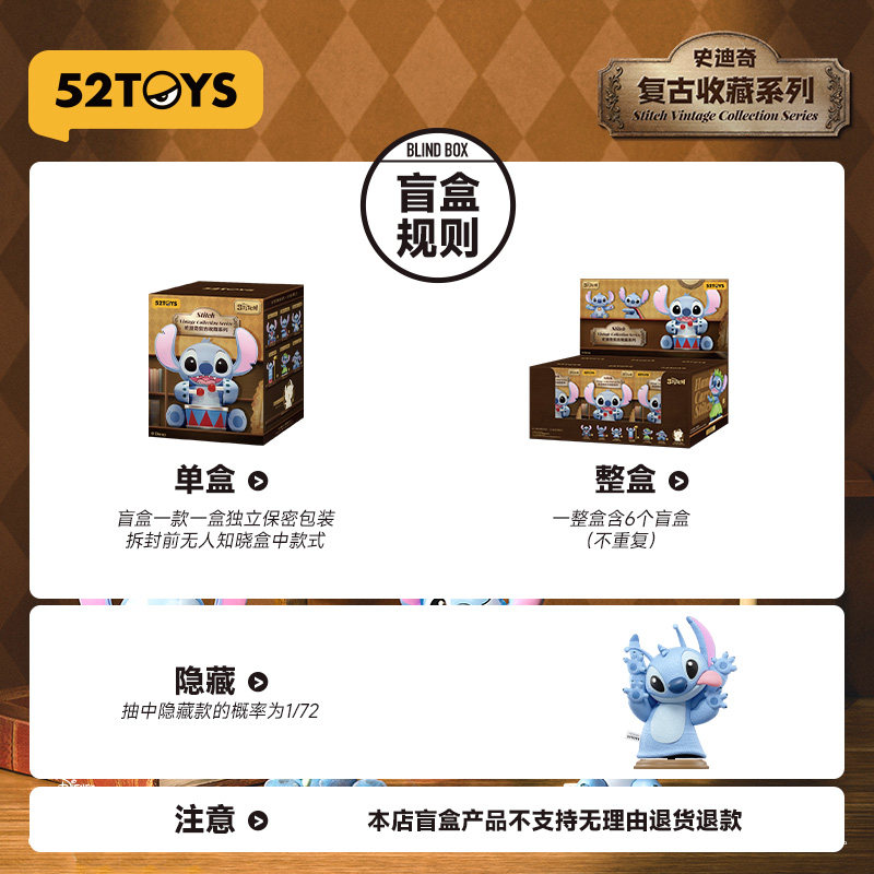Genuine 52TOYS Disney Stitch V - Vintage Disney Collectible recensione e prezzo