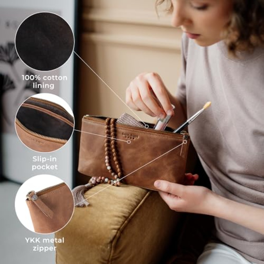 Vintage Genuine Leather Makeup - Vintage Zipper recensione e prezzo