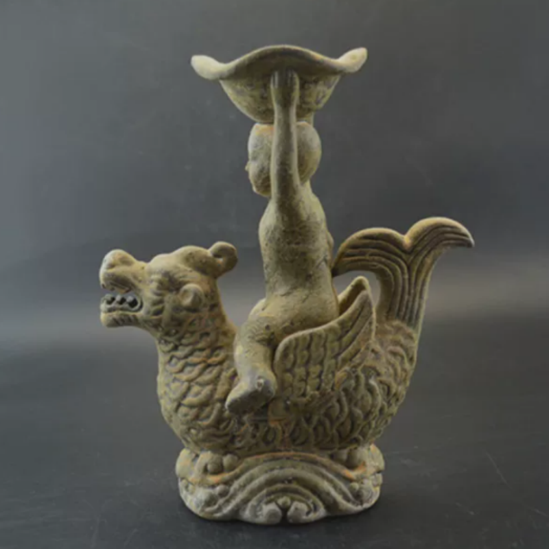 Vintage Yue Kiln Qilin Oil Lam - Collectible Vintage Lamps recensione e prezzo